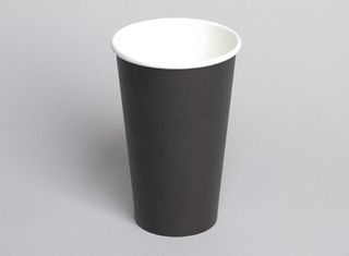 Coastal 16oz Single Wall PE Cup - Black