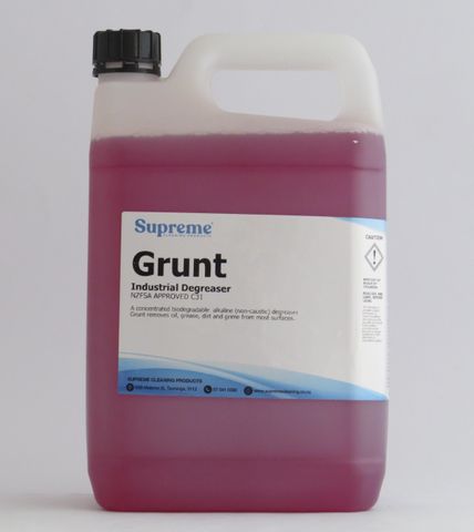 Supreme 5L Grunt Power Red Industrial Degreaser