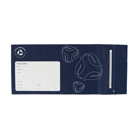 Ecopack 135mm w x 240mm h + 70mm (flap)DLE Recycled Courier Bags 100pck