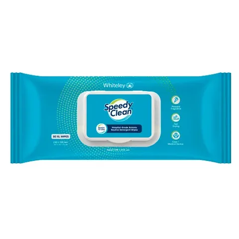 SPEEDY CLEAN WIPES FLAT PACK 80 WIPES