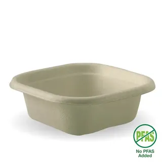 Biopak 280ml Natural Plant Fibre Takeaway Base 50 units per slve