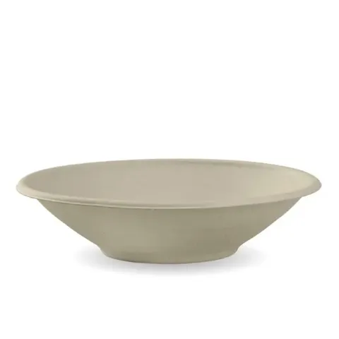 Biopak 1,420ml / 48oz Natural Plant Fibre BioBowl 50 units per slve