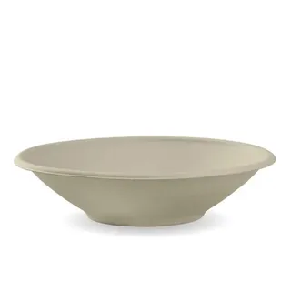 Biopak 1,420ml / 48oz Natural Plant Fibre BioBowl 50 units per slve