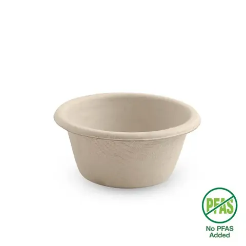 Biopak 30ml Natural Plant Fibre Sauce Biocup 125slve