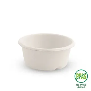 Biopak 60ml White Plant Fibre Sauce Biocup 125 units per slve