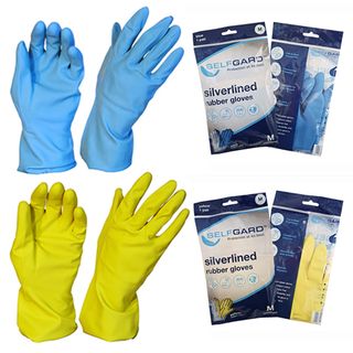 Pomona Medium Yellow Silverlined Superior Gloves Medium