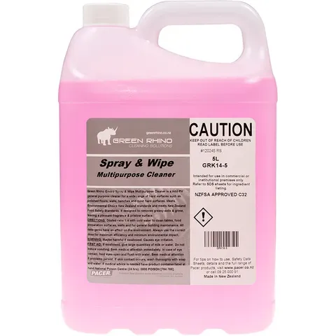 Green Rhino 5L Multipurpose Spray & Wipe All Purpose Cleaner