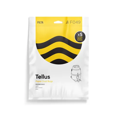 Filta Tellus GA70 - GS80 -Vacuum Bags Pkt 5