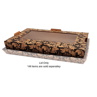 Berica Medium Paisley Platter Cover with Window 360L x 260W x 60H mm