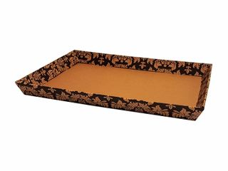 Berica Large Paisley Flare Platter Tray 430L x 330W x 35H mm