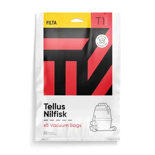 Filta Tellus GM80 GM90 (F050) Vacuum Bags 5pk