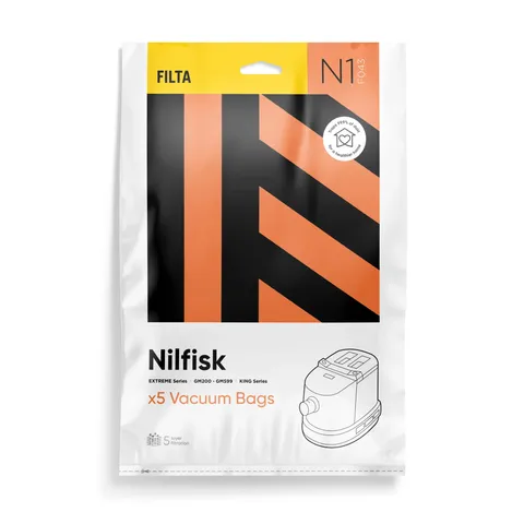 Filta Nilifisk 200-400 Vacuum Bags - Pkt 5