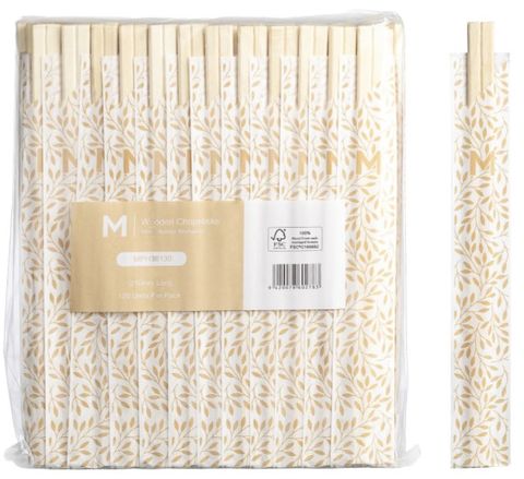 Wooden Chop Sticks - Natural, 210mm Long, FSC&reg; 100% (2800)