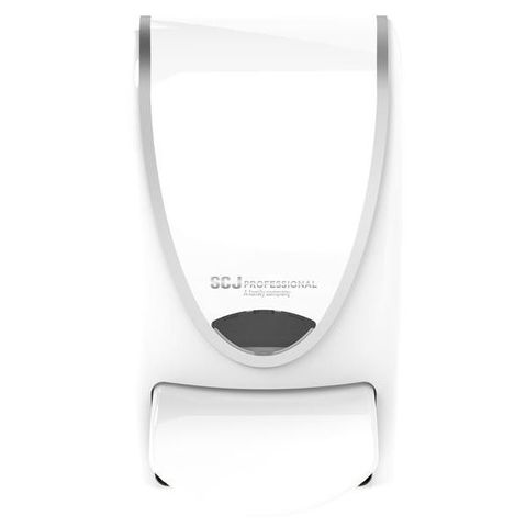 Deb Dispenser White/Chrome Silver Band