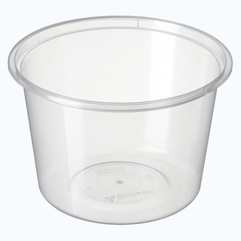 Bonson Round 530ml Clear Round container