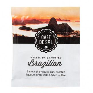 Healthpak Cafe De Sol Brazilian Coffee Sachets 500 units per ctn