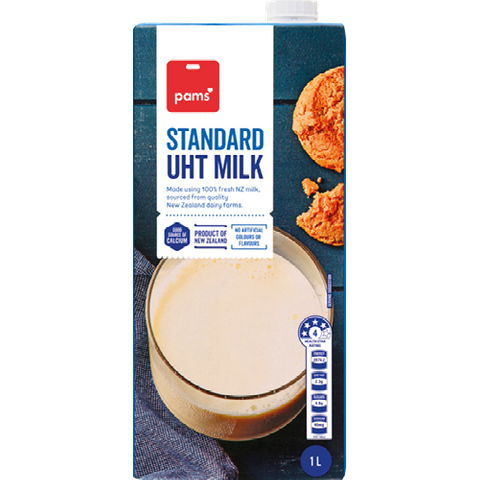Pams UHT Milk Standard 1L
