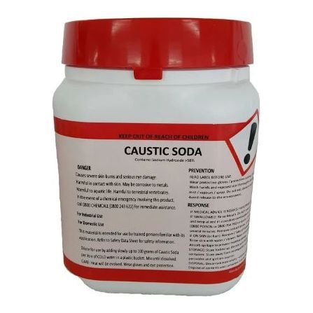 Clark Caustic Soda - 450gm