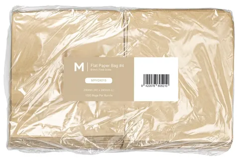 Matthews #4 Flat Brown Paper Bag 200x240mm 1000pk