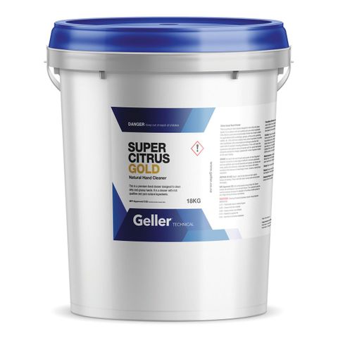 Geller Technical Super Citrus Gold Hand Cleaner 18 Kg