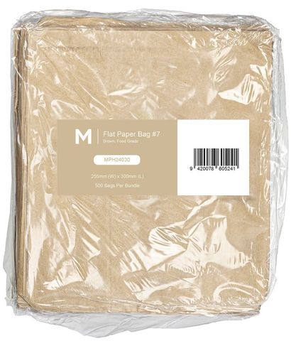 Matthews #7 Flat Brown Paper Bag 255x300mm 500pk