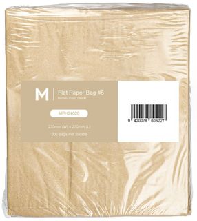 Matthews #5 Flat Brown Paper Bag 235x270mm 500pk