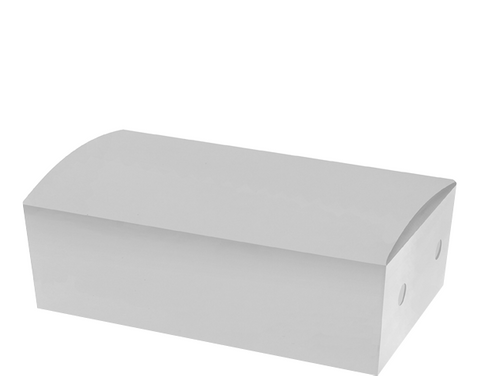 MPM Small Snack Box White Plain 250 per ctn