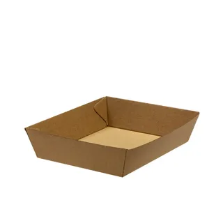 Green Choice Tray - #2 Base 178Lx178Wx45H 60sleeve Corrugated
