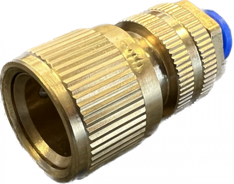 Push Fit Hose Connection Fitting 8mm - Female Brass