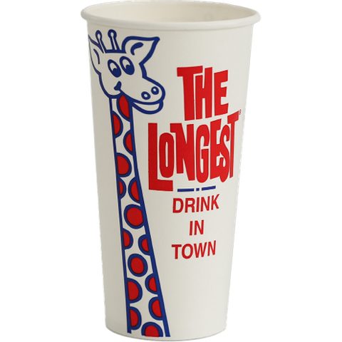 Paper Cup Longest Drink 25pk