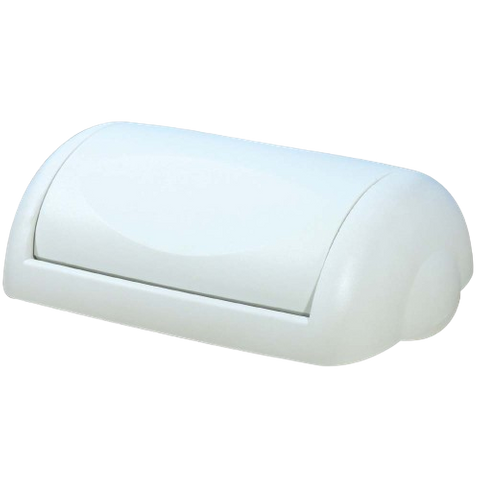 Waste Paper Bin Lid Only Swing White 43L