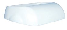 Waste Paper Bin Lid Only Open White 43L