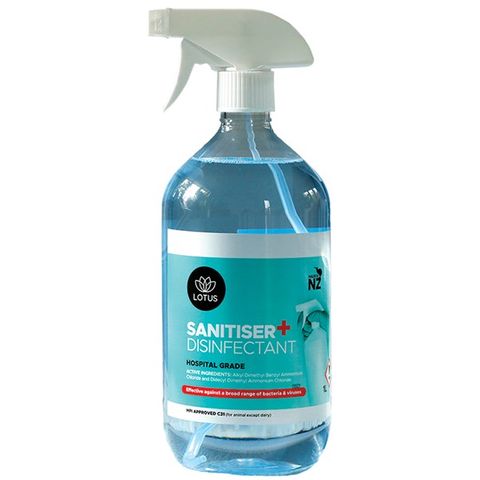 Lotus 1L Hospital Grade Sanitiser Disinfectant