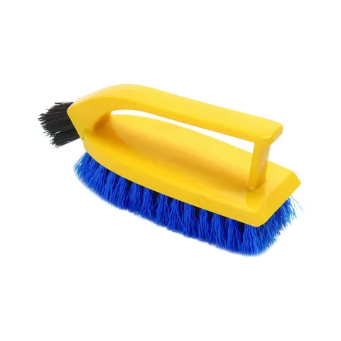 Trust Iron Handle Scrub Brush PP Fill Yellow