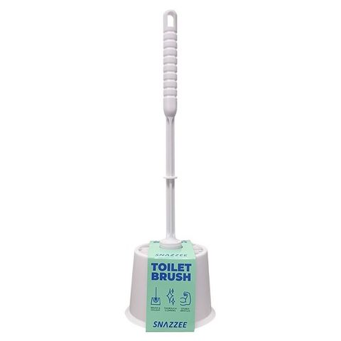 Snazzee Toilet Brush and Holder White