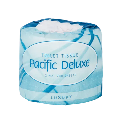 Pacific Deluxe Toilet Paper Wrapped 2ply / 700 sht / 48 units per ctn