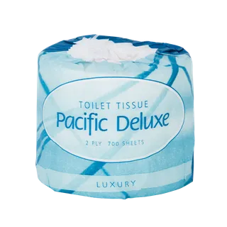 Pacific Deluxe Toilet Paper Wrapped 2ply / 700 sht / 48 units per ctn