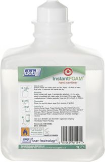 SC Johnson Deb Instant Foam Hand Sanitiser 1 Ltr Refill
