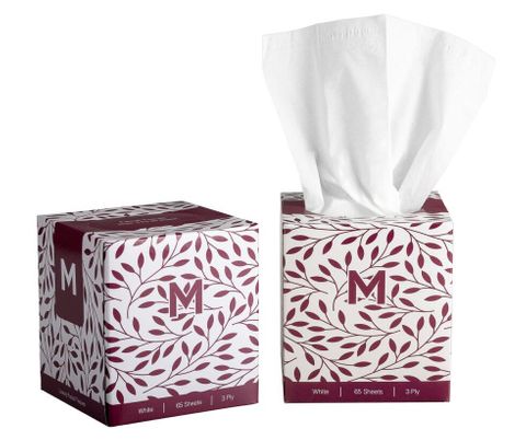 Matthews 65 pk 3ply Facial Tissue Cube
