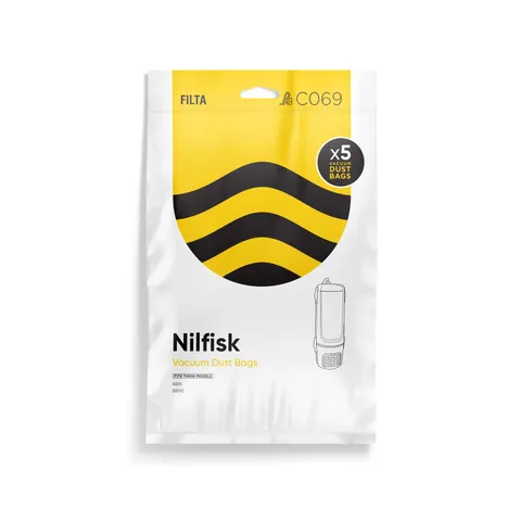Filta /Nilfisk GD5, C069 GD10 SMS Multi Layered Vacuum Cleaner Bags
