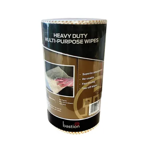 Bastion Commercial Cloth Wipes Cuppuccino 90 sheets per roll