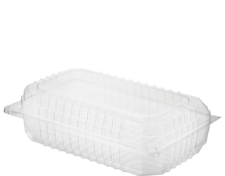 Castaway Large Eco-Smart Clear View Salad Pack Hinged Lid