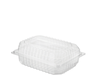 Castaway Small Eco-Smart Clear View Salad Pack Hinged Lid