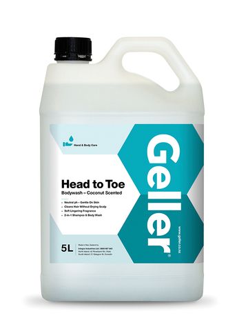 Geller 5L Coconut Head-To-Toe Shampoo and Body Wash