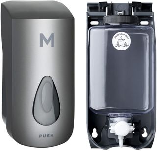 Matthews Fill Your Own Wall Dispenser - Liquid Soap - Silver 1000ml Capacity