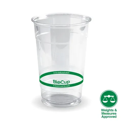 Biopak Clear Biocup 600ml 50 units per slve
