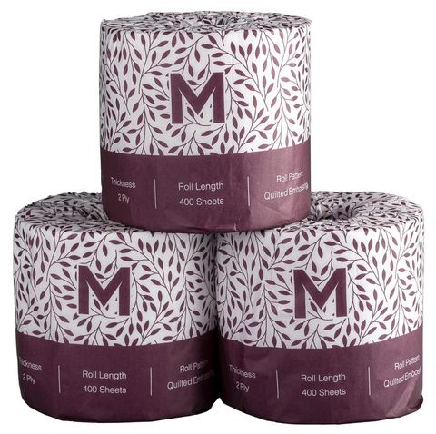 Matthews Luxury Wrapped Toilet Paper 2ply / 400 shts per roll / 48 units per ctn