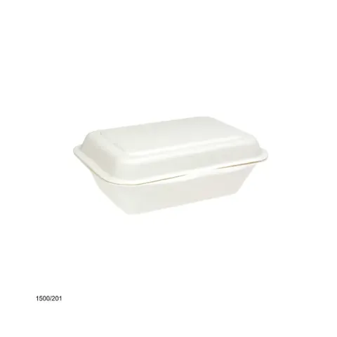 Green Choice Sugar Cane Rectangular Food Pk 50 units per slve