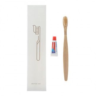 Healthpak Rockstock Bamboo Toothbrush & Paste 125 units per ctn