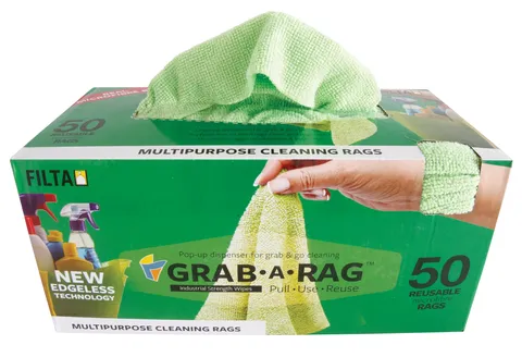 Filta Grab-A-Rag Green Microfibre Rag 50pk 300x300